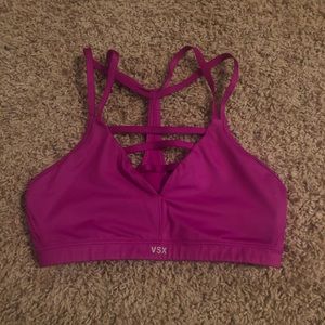 Ladder-front Strappy Sports Bra